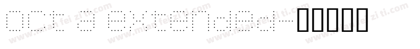 oct a extended字体转换